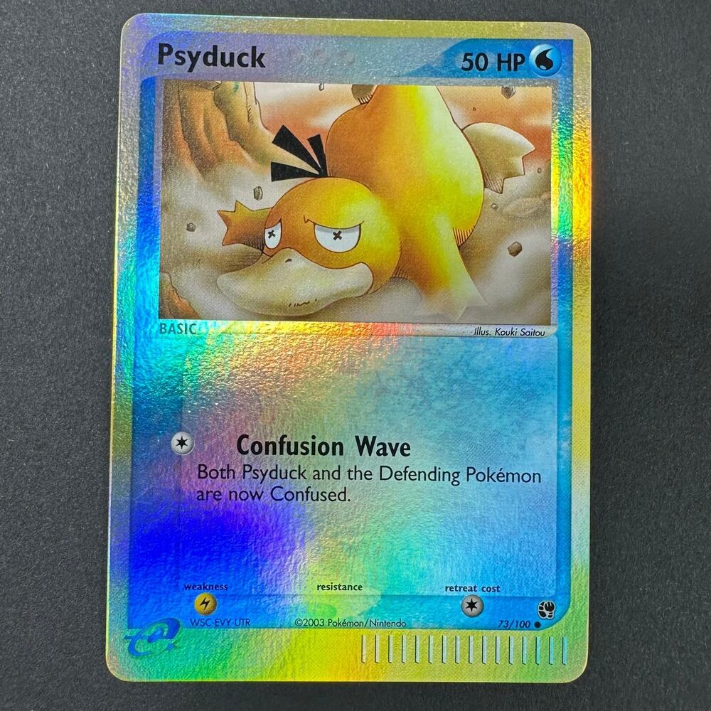 Pokemon TCG Psyduck EX Sandstorm 73/100 Reverse Holo Near Mint